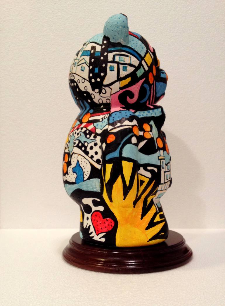 Original Pop Art Pop Culture/Celebrity Sculpture by Carlo Toma'