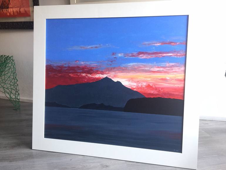 Original Pop Art Landscape Painting by Gennaro Regina