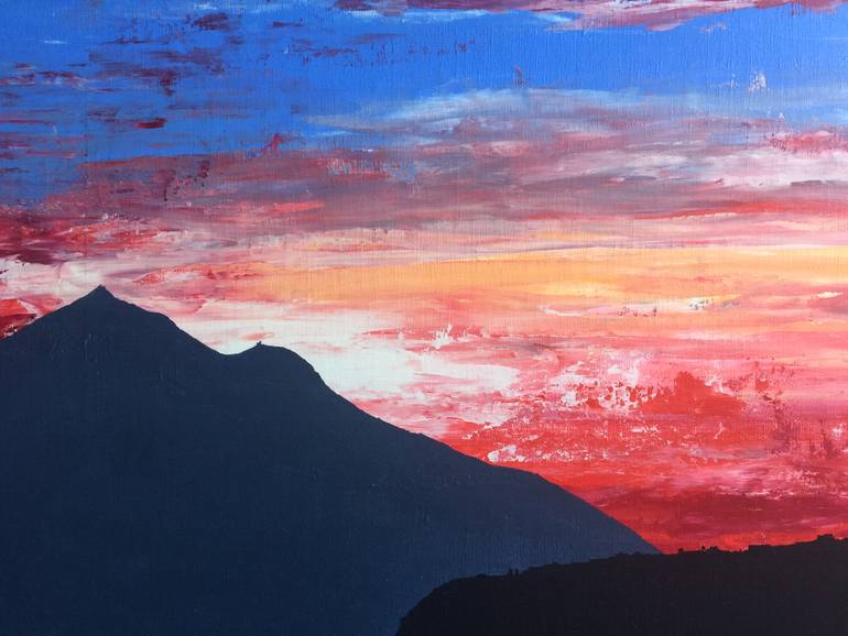 Original Pop Art Landscape Painting by Gennaro Regina