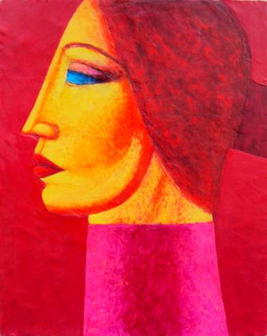 Original Figurative Women Paintings by andrea pinori