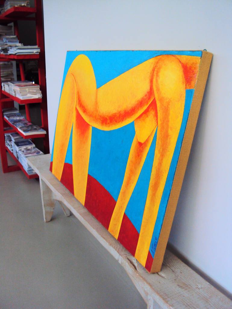Original Figurative Nude Painting by Andrea Pinori