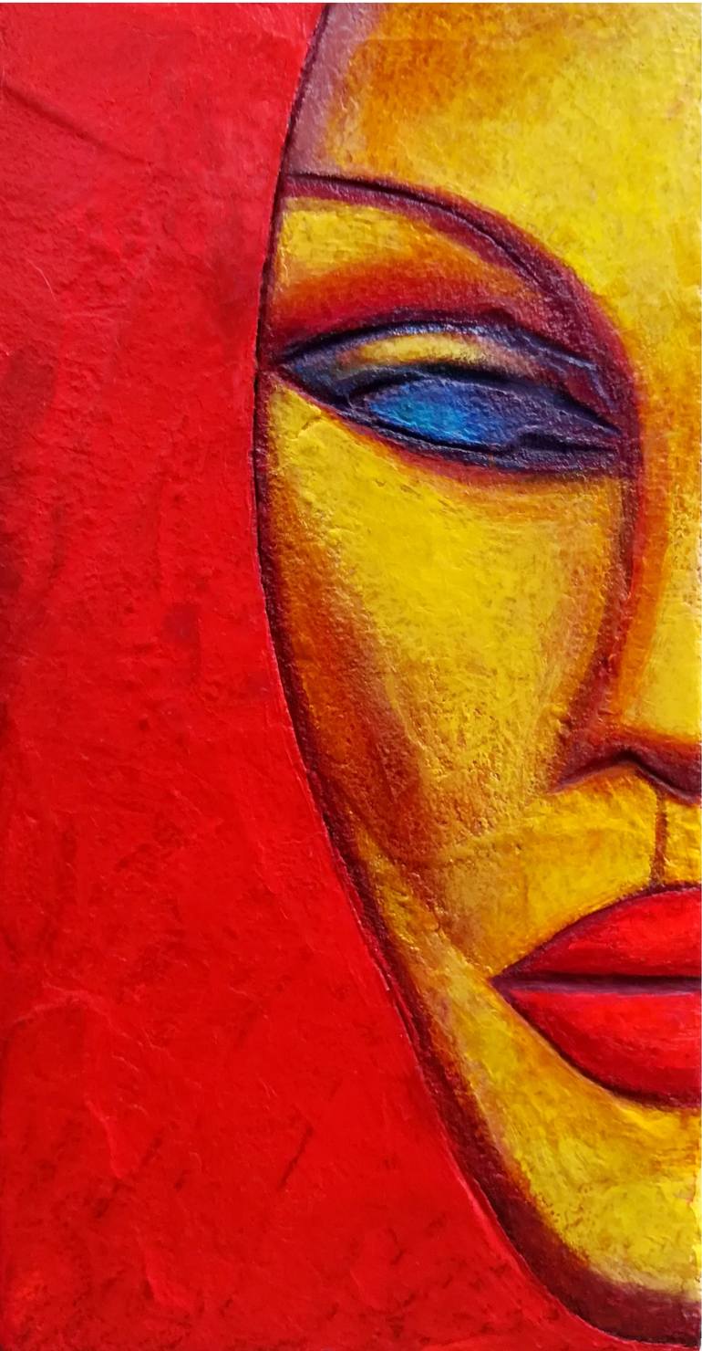 Original Figurative Women Painting by andrea pinori