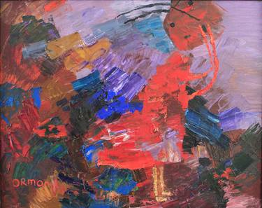 Original Abstract Expressionism Abstract Paintings by Ormon Idirisov