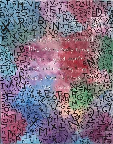 Print of Conceptual Language Paintings by R R Javed