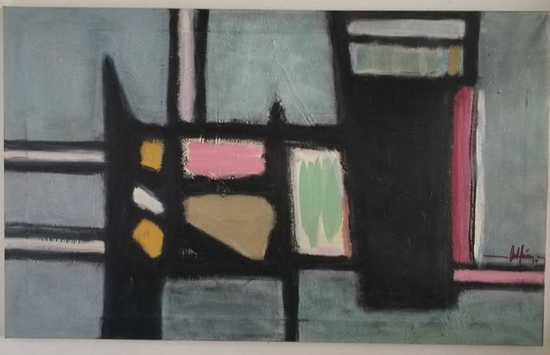 Print of Abstract Painting by Carlos Gonzalez Aguado