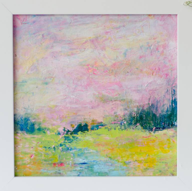 Original Abstract Landscape Painting by Ksenia Yakovleva