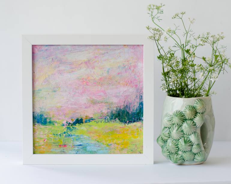 Original Abstract Landscape Painting by Ksenia Yakovleva