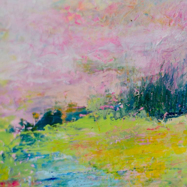 Original Abstract Landscape Painting by Ksenia Yakovleva