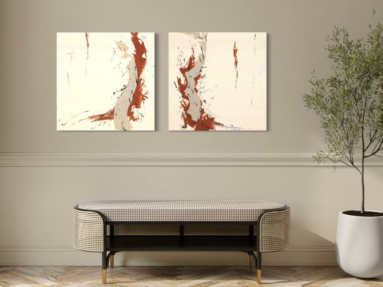 Original Abstract Expressionism Abstract Painting by David Drain