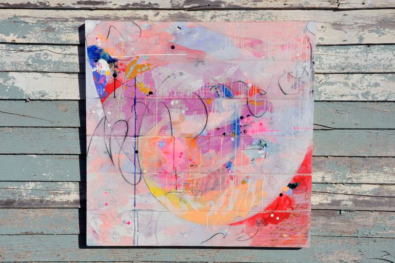 Original Abstract Expressionism Abstract Painting by Caitlyn Terry