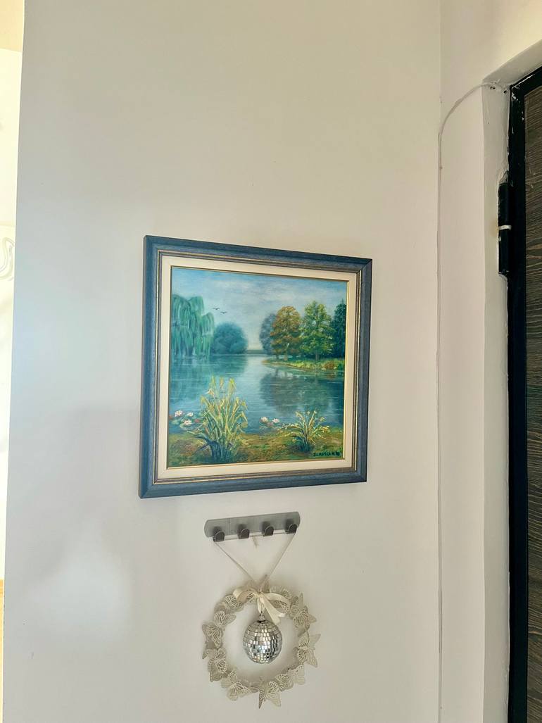 Original Color Field Painting Landscape Painting by Slavica Macasev