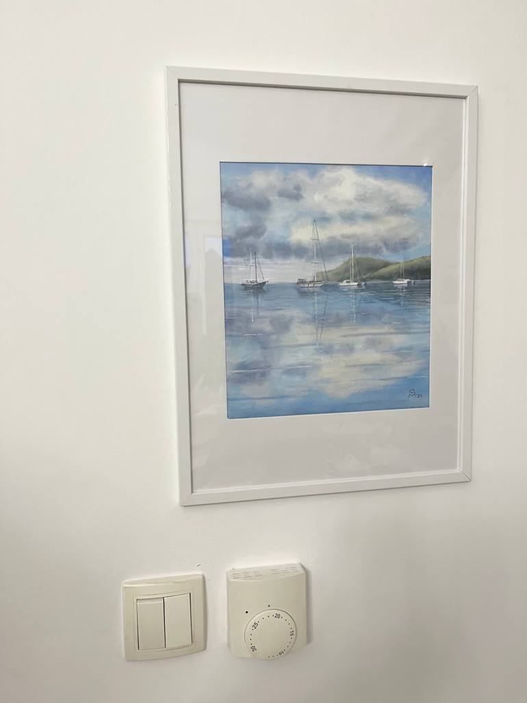 Original Contemporary Seascape Painting by Slavica Macasev