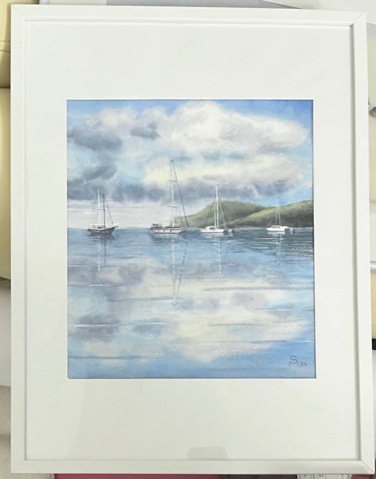 Original Contemporary Seascape Painting by Slavica Macasev