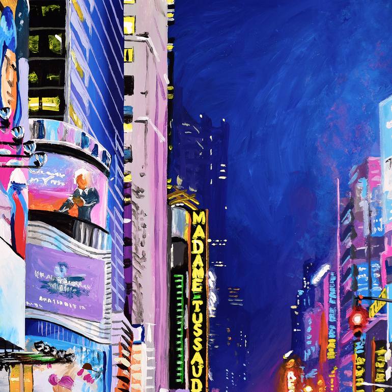 Original Impressionism Cities Painting by Socrates Rizquez
