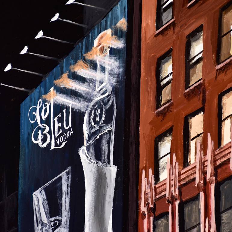 Original Impressionism Cities Painting by Socrates Rizquez