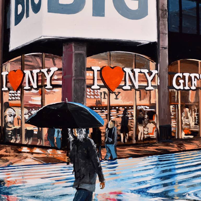 Original Impressionism Cities Painting by Socrates Rizquez