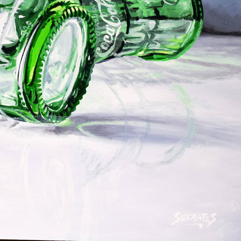 Original Impressionism Still Life Painting by Socrates Rizquez