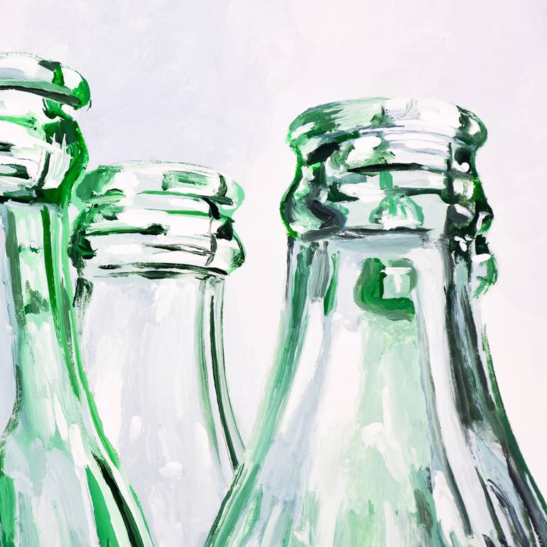 Original Impressionism Still Life Painting by Socrates Rizquez