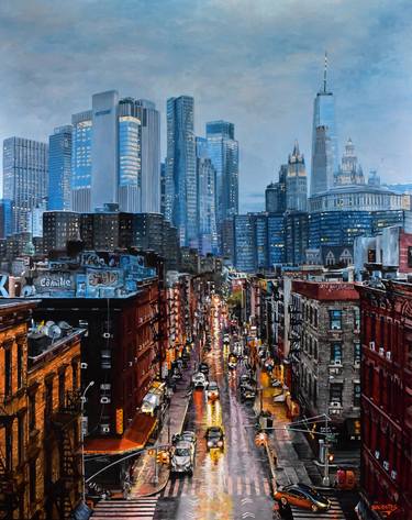 Print of Cities Paintings by Socrates Rizquez