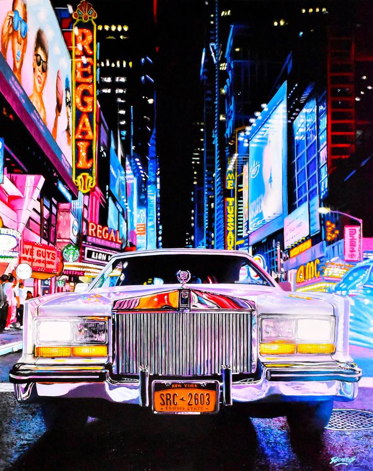 Print of Impressionism Car Paintings by Socrates Rizquez