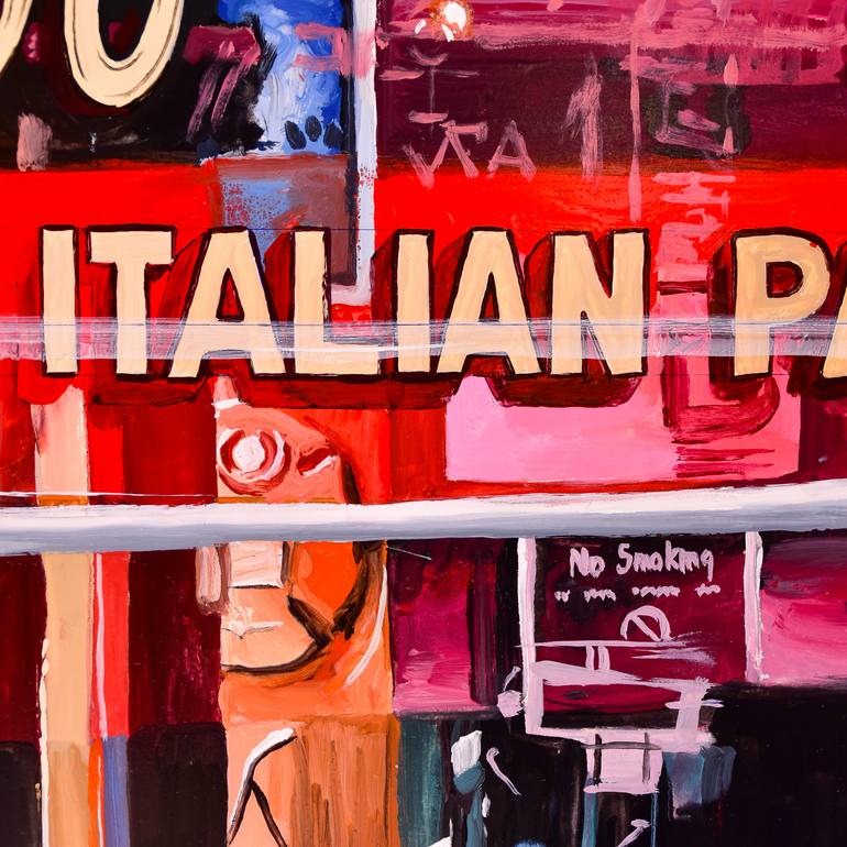 Original Impressionism Cities Painting by Socrates Rizquez