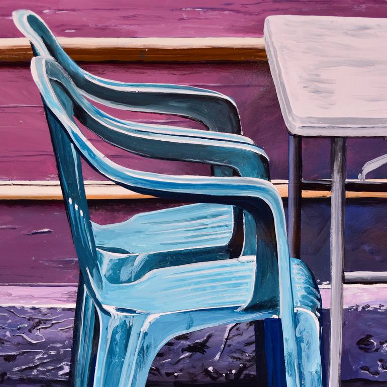 Original Impressionism Cities Painting by Socrates Rizquez