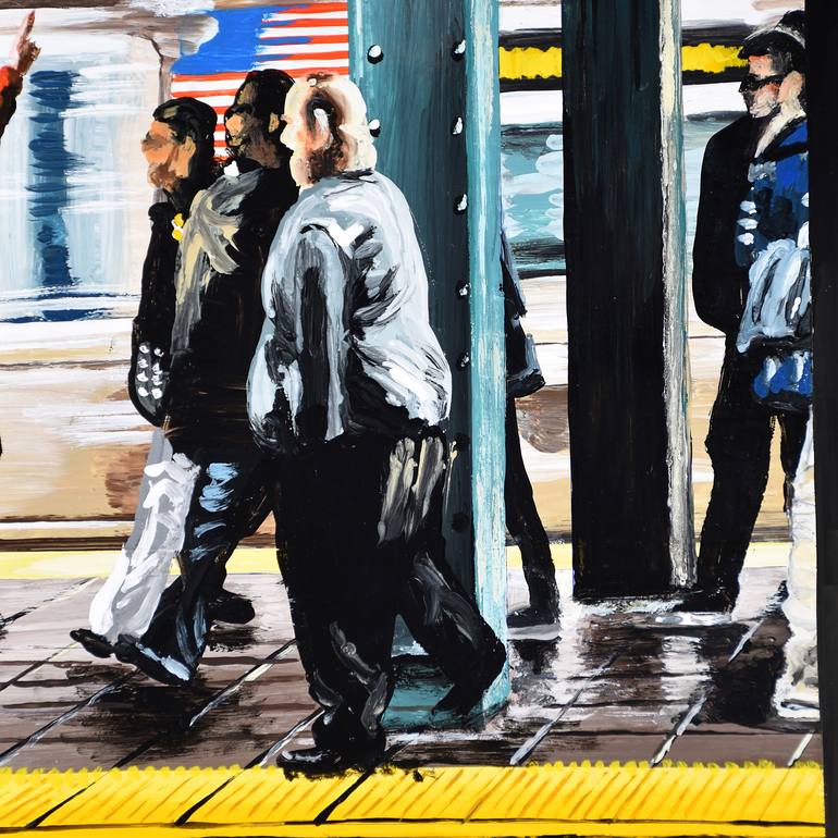 Original Figurative Transportation Painting by Socrates Rizquez