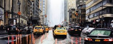 Rainy 6th Avenue (New York #53) thumb
