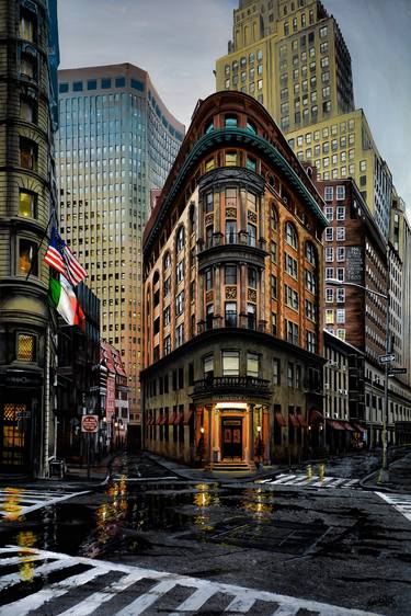 Print of Realism Architecture Paintings by Socrates Rizquez
