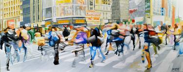 Print of People Paintings by Socrates Rizquez