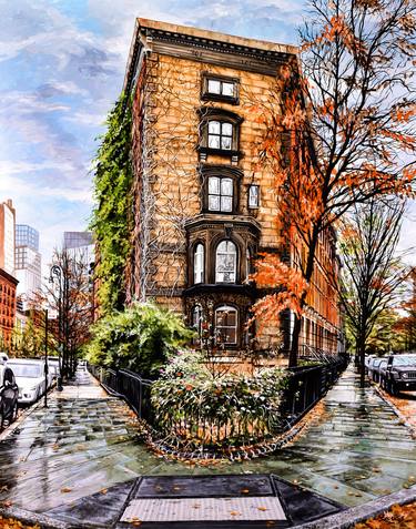 Print of Realism Cities Paintings by Socrates Rizquez