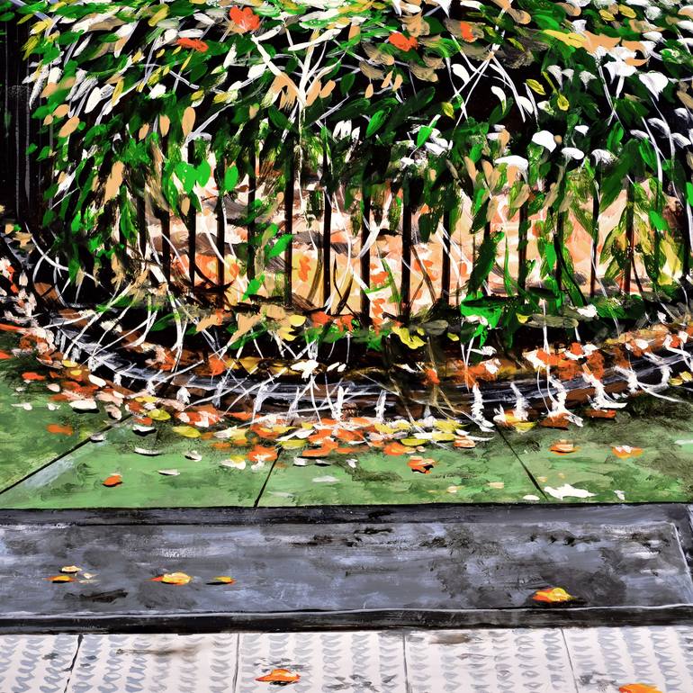 Original Impressionism Cities Painting by Socrates Rizquez