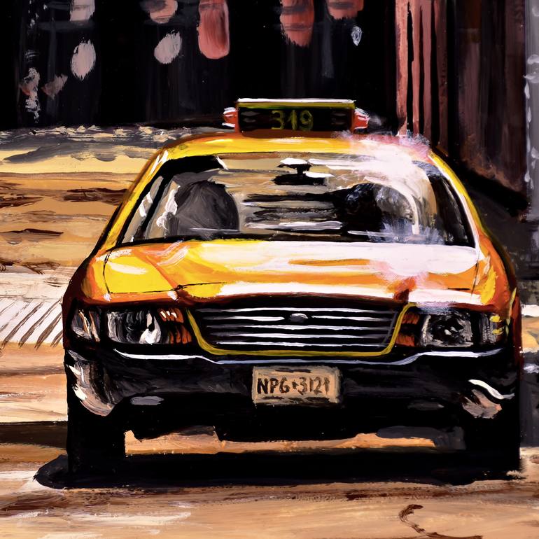 Original Impressionism Cities Painting by Socrates Rizquez