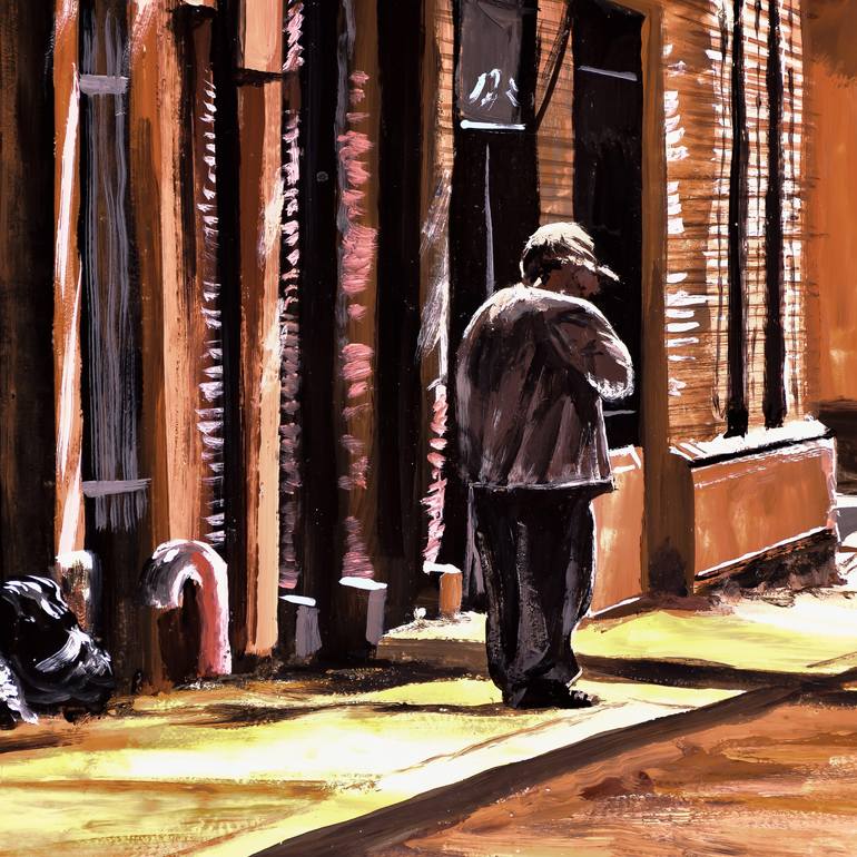 Original Impressionism Cities Painting by Socrates Rizquez