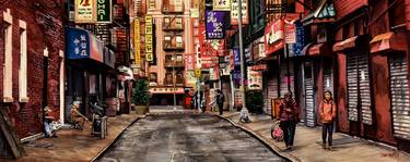 Print of Cities Paintings by Socrates Rizquez