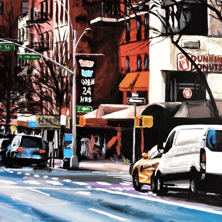 Original Impressionism Cities Painting by Socrates Rizquez
