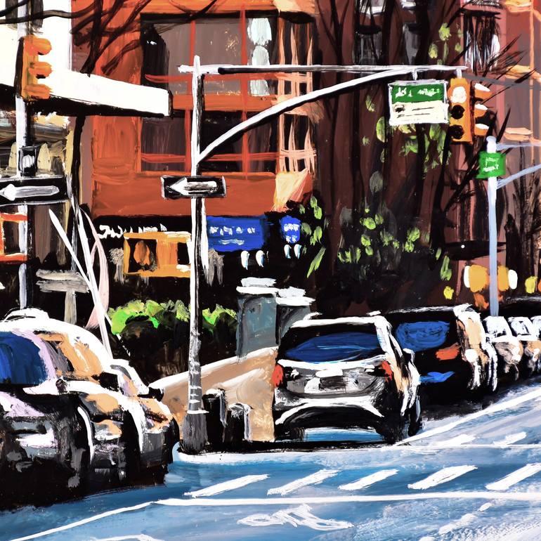 Original Impressionism Cities Painting by Socrates Rizquez