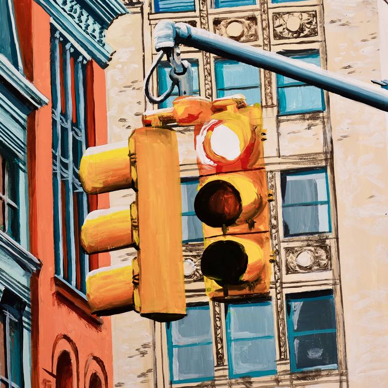 Original Hyperimpressionism Architecture Painting by Socrates Rizquez