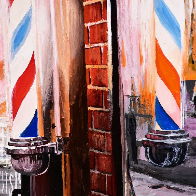 Original Impressionism Cities Painting by Socrates Rizquez