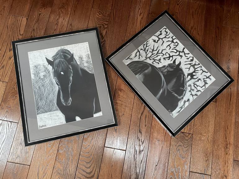 Original Figurative Animal Drawing by Elena Zima