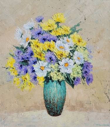 Bouquet in a vase  70x80cm thumb