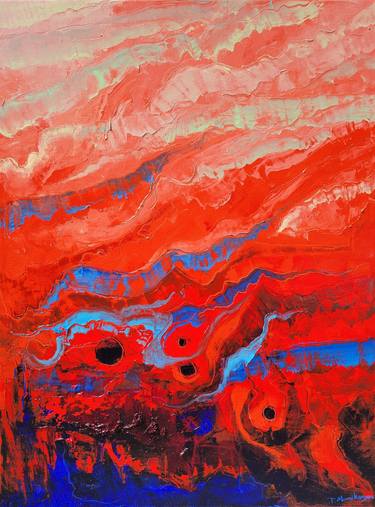 Original Abstract Expressionism Abstract Paintings by Tigran Mamikonyan