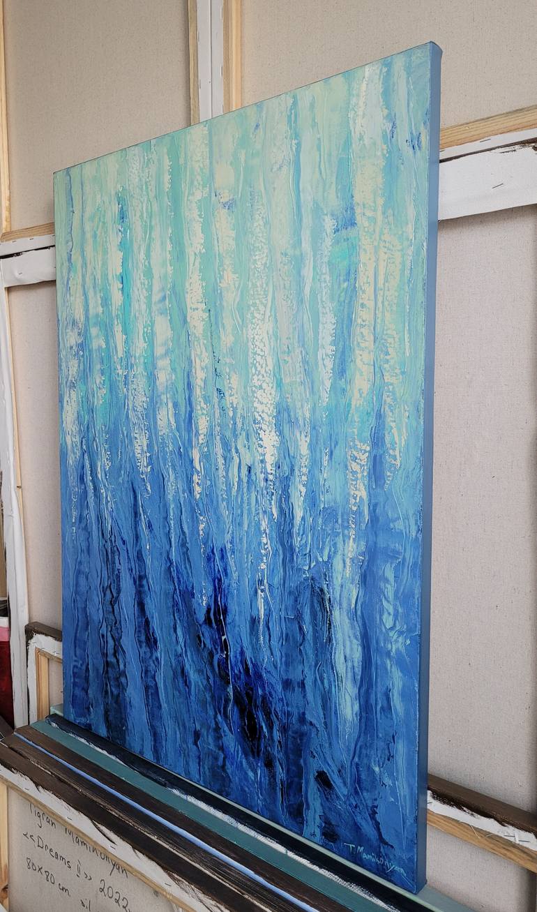 Original Abstract Expressionism Abstract Painting by Tigran Mamikonyan