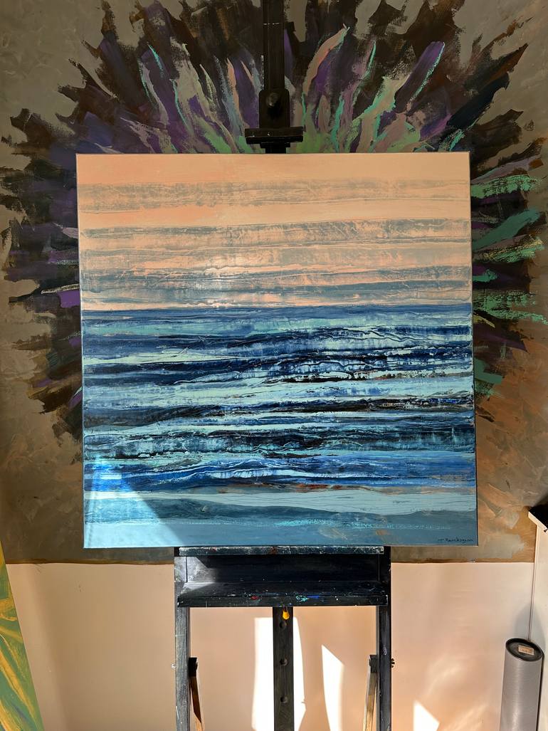 Original Abstract Expressionism Abstract Painting by Tigran Mamikonyan