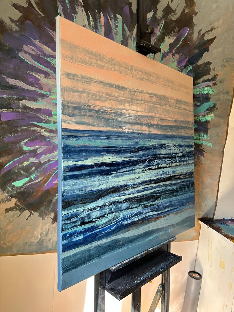 Original Abstract Expressionism Abstract Painting by Tigran Mamikonyan