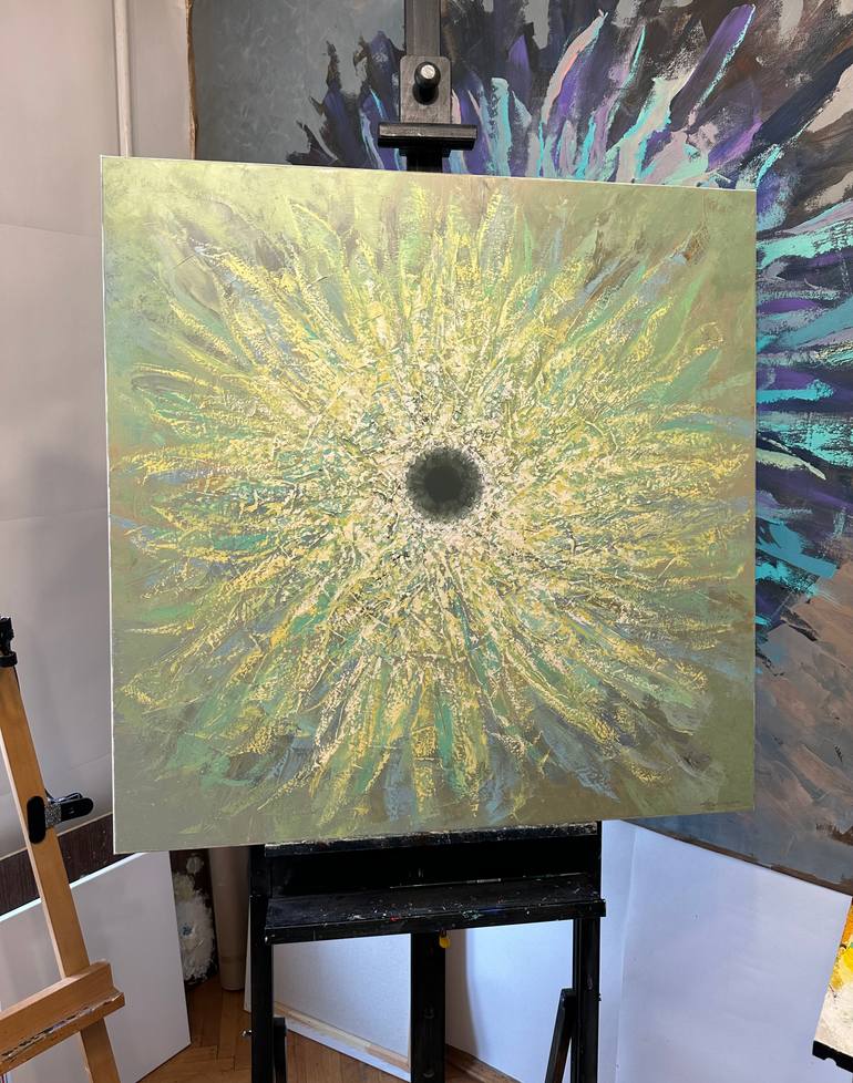 Original Abstract Expressionism Abstract Painting by Tigran Mamikonyan