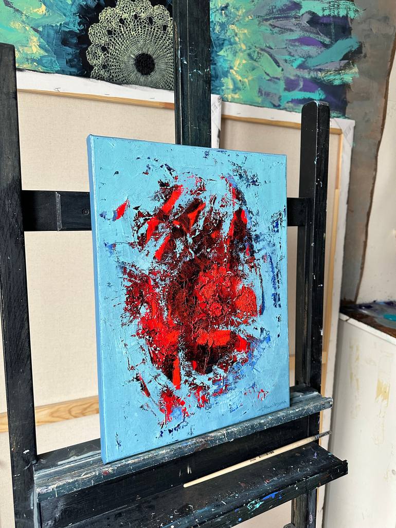 Original Abstract Expressionism Abstract Painting by Tigran Mamikonyan