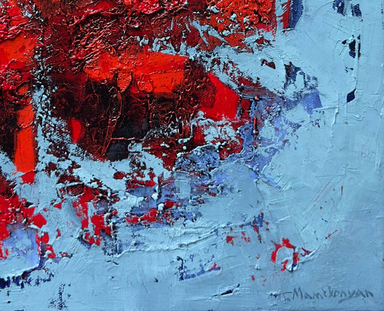 Original Abstract Expressionism Abstract Painting by Tigran Mamikonyan