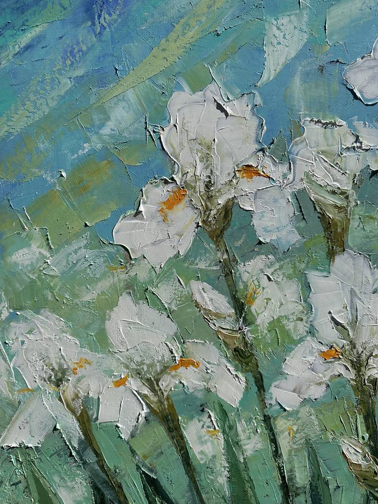 Original Floral Painting by Tigran Mamikonyan