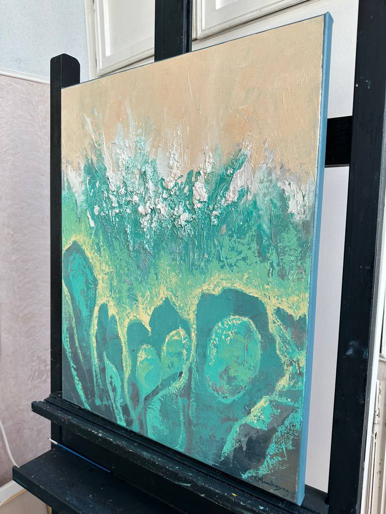 Original Abstract Expressionism Abstract Painting by Tigran Mamikonyan